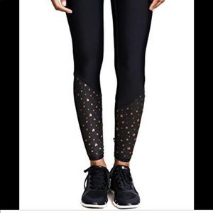 Terez star cutout leggings faux leather sz large